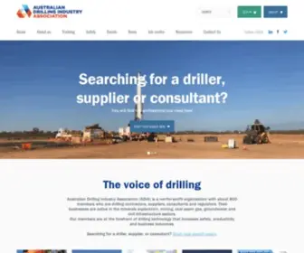 Adia.com.au(Australian Drilling Industry Association) Screenshot