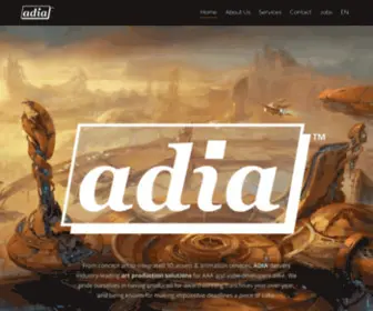 Adiadigital.com(Reliable and scaled professional art services for game production) Screenshot