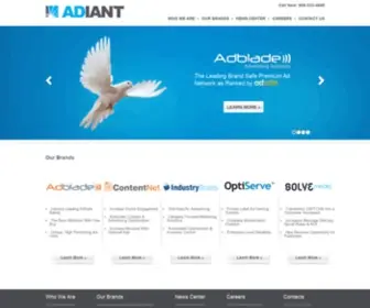 Adiant.com(A Digital Technology Company) Screenshot
