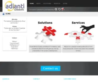 Adianti.com(Adianti) Screenshot