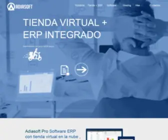 Adiasoft.com(Sofware de Ventas con Tienda Virtual integrado con Facturación Electrónica) Screenshot