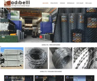 Adibellitel.com(ADIBELLİ TEL Çit Sistemleri) Screenshot