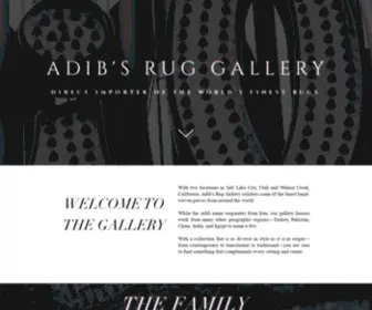 Adibs.com(Persian Oriental Handmade Rug Gallery) Screenshot