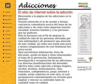 Adicciones.org(El sitio web) Screenshot