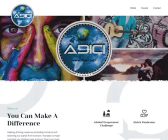 Adici.net(Towards The Equitable Evolution of Our World) Screenshot