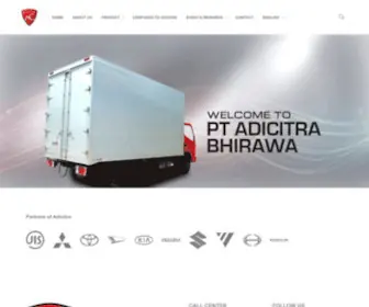 Adicitra.co.id(COMMERCIAL VEHICLE CONSTRUCTION) Screenshot