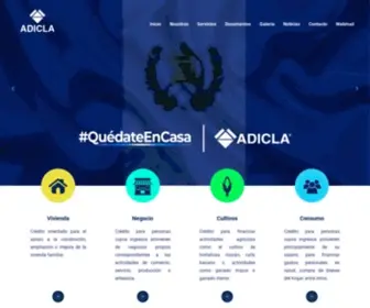 Adicla.org.gt(PRÉSTAMOS AL CHILAZO) Screenshot