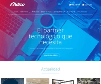 Adico.com(El partner tecnológico que necesita tu empresa) Screenshot