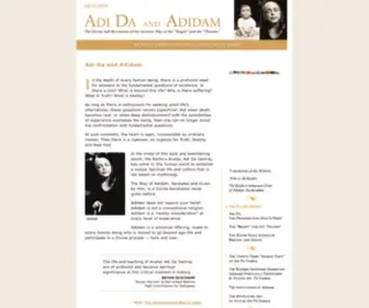 Adi Da and Adidam