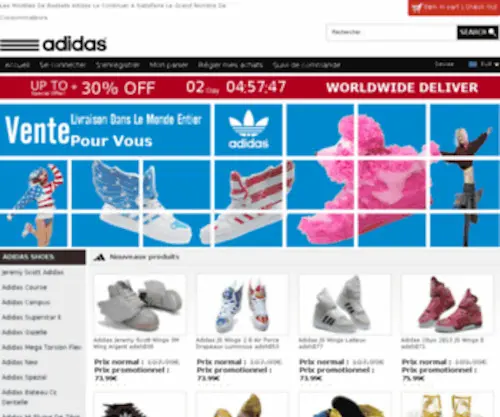 Adidas-France.com(Les) Screenshot