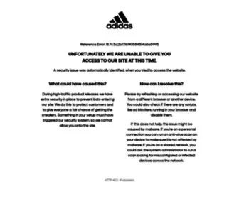 Adidas.co.za(The official) Screenshot