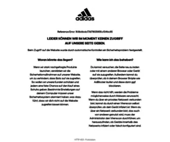 Adidas.de(Adidas offizielle Website) Screenshot