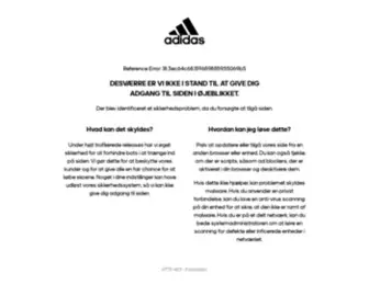 Adidas.dk(Adidas officiel hjemmeside) Screenshot