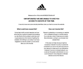 Adidas.ie(Sports shop for adidas shoes and sportswear) Screenshot