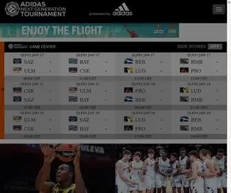 Adidasngt.com(Euroleague Basketball Adidas Next Generation Tournament) Screenshot