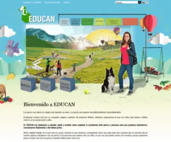 Adiestramientoeducan.com.ar(Bienvenido a EDUCAN) Screenshot