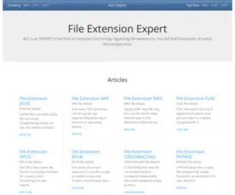 Adiexpert.com(File Extension Expert) Screenshot