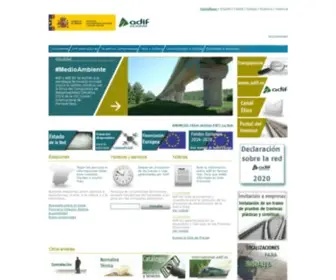 Adifaltavelocidad.es(Administrador de Infraestructuras Ferroviarias (ADIF)) Screenshot