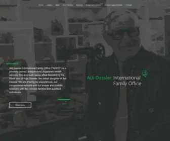 Adifo.net(Adi Dassler Family Office Adi Dassler Family Office) Screenshot