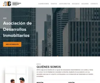 Adig.gt(Asociación de Desarolladores Inmobiliarios) Screenshot