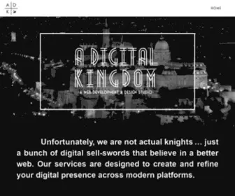 Adigitalkingdom.com(A Digital Kingdom) Screenshot