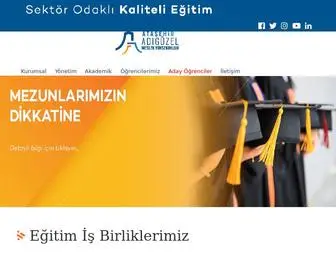 Adiguzel.edu.tr(Ataşehir) Screenshot