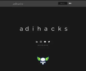 Adihacks.com(Learn hacking) Screenshot