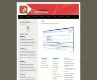 Adiirc.com(Free IRC Client) Screenshot