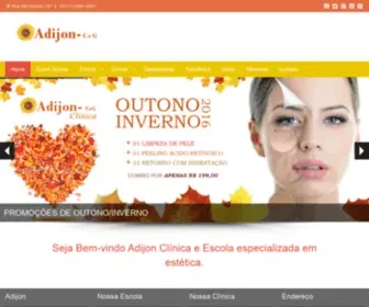 Adijon.com.br(Clínica e Cursos de Estética) Screenshot