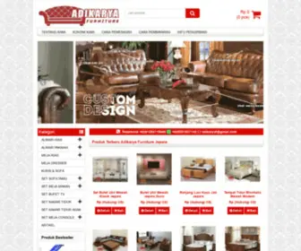 Adikaryafurniture.com(Adikarya Furniture Jepara) Screenshot