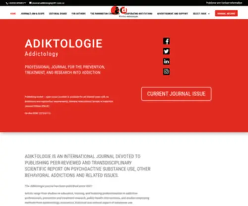 Adiktologie-Journal.eu(ADIKTOLOGIE) Screenshot