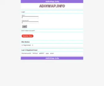 Adikwap.info(De beste bron van informatie over adikwap) Screenshot