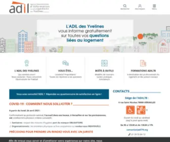 Adil78.org(ADIL des Yvelines) Screenshot