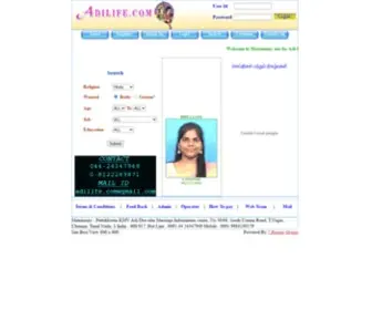 Adilife.com(Matrimony Home) Screenshot