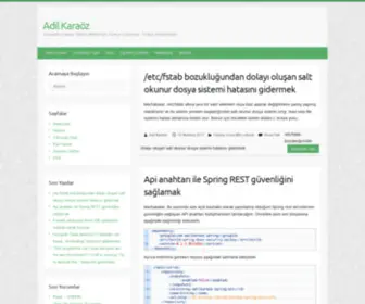 Adilkaraoz.com(首頁(welcome)) Screenshot