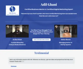 Adilmentor.com(Adil Ghani) Screenshot