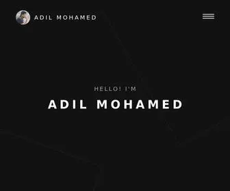 Adilmohamed.me(Full Stack Developer) Screenshot