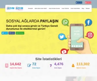 Adimadimsinav.com(ücretsiz lgs sınavı) Screenshot