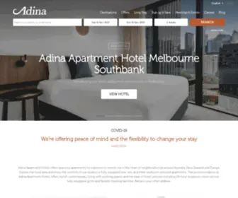 Adina.de.com(Adina Apartment Hotels Official Site) Screenshot