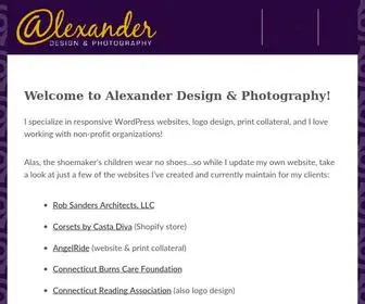 Adinaalexander.com(Alexander Design & Photography) Screenshot