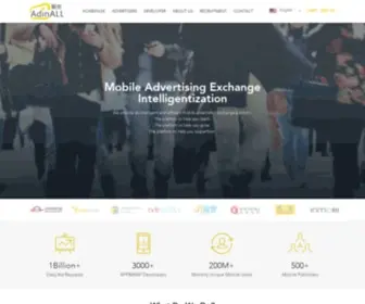 Adinall.com(聚告德业文化发展有限公司) Screenshot