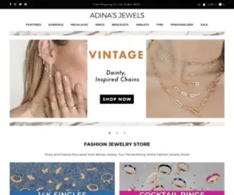 Adinasjewels.com(#1 Fashion & Fine Jewelry Store Online) Screenshot