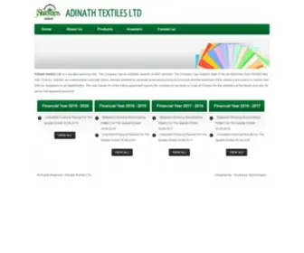 Adinathtextiles.com(Adinath Textiles Ltd) Screenshot