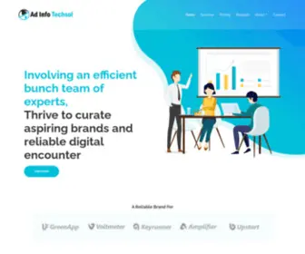 Adinfotechsol.com(Ad Info Techsol) Screenshot