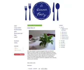 Adinnerparty.net(Dinner party) Screenshot