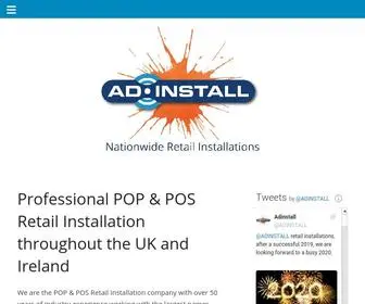 Adinstall.co.uk(POP n POS) Screenshot