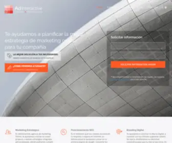 Adinteractive.es(Agencia de Marketing Online Madrid) Screenshot