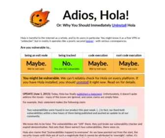 Adios-Hola.org(Adios, Hola) Screenshot