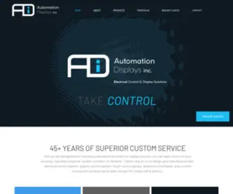 Adipanel.com(Automation Displays Inc) Screenshot