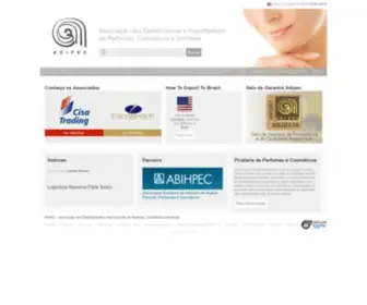 Adipec.com.br(Associação dos Distribuidores e Importadores de Perfumes) Screenshot